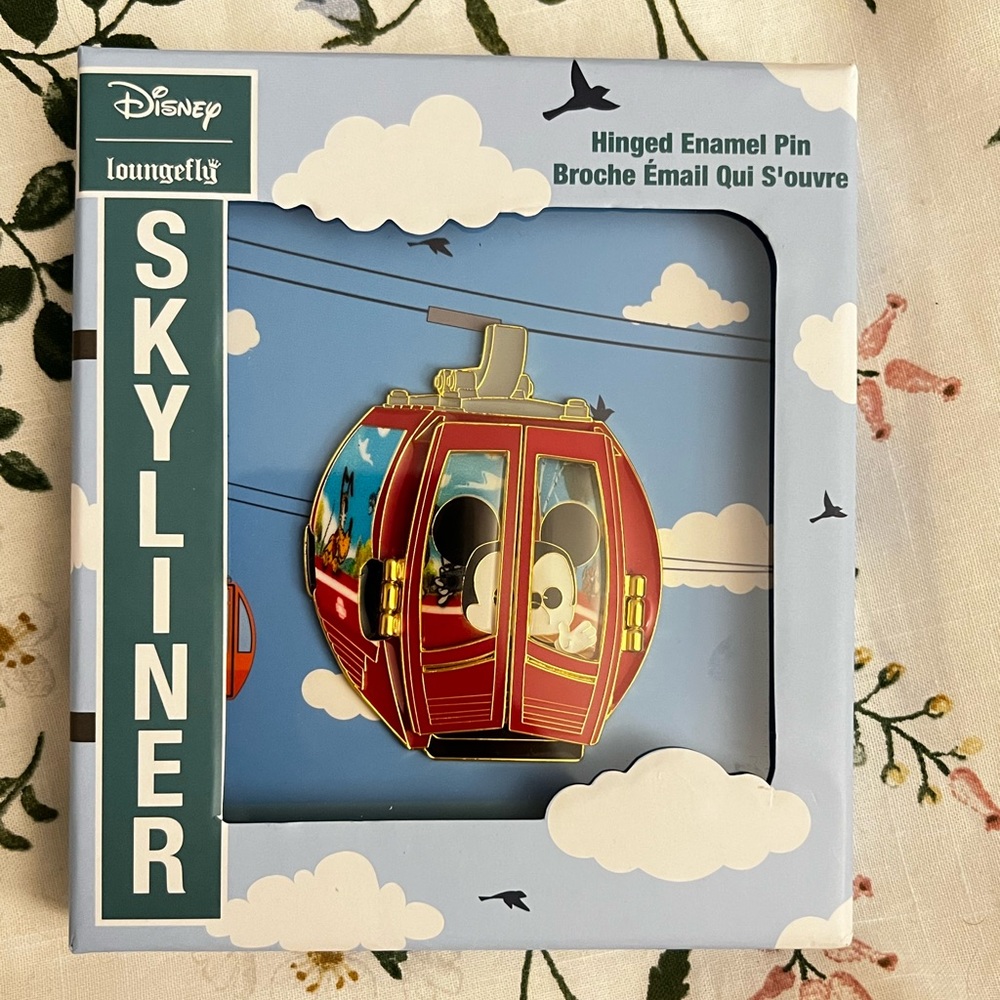 Disney Funko Mickey Mouse Skyliner Pin Jumbo Hinged Enamel LR Pin NEW
